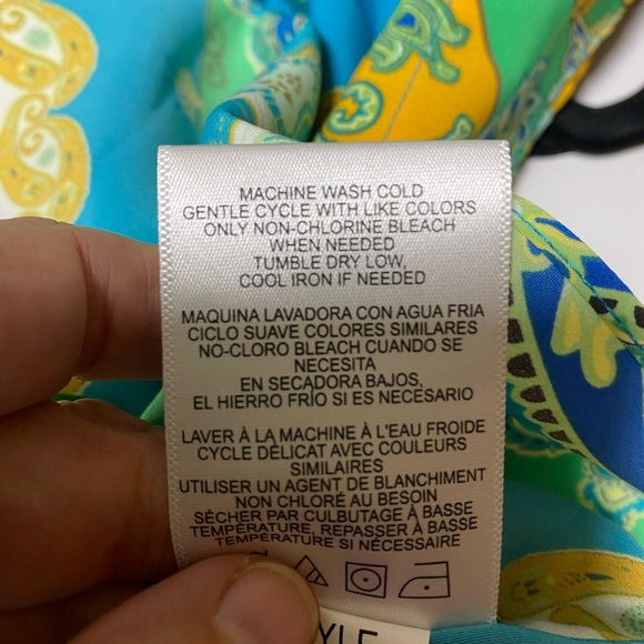 ELLEN TRACY BLOUSE IN LAKE MULTI - SZ XL - NWT - Picture 6 of 7